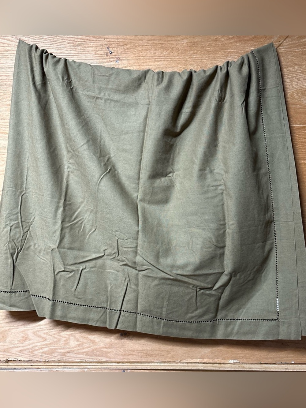 Olive Green Tablecloth